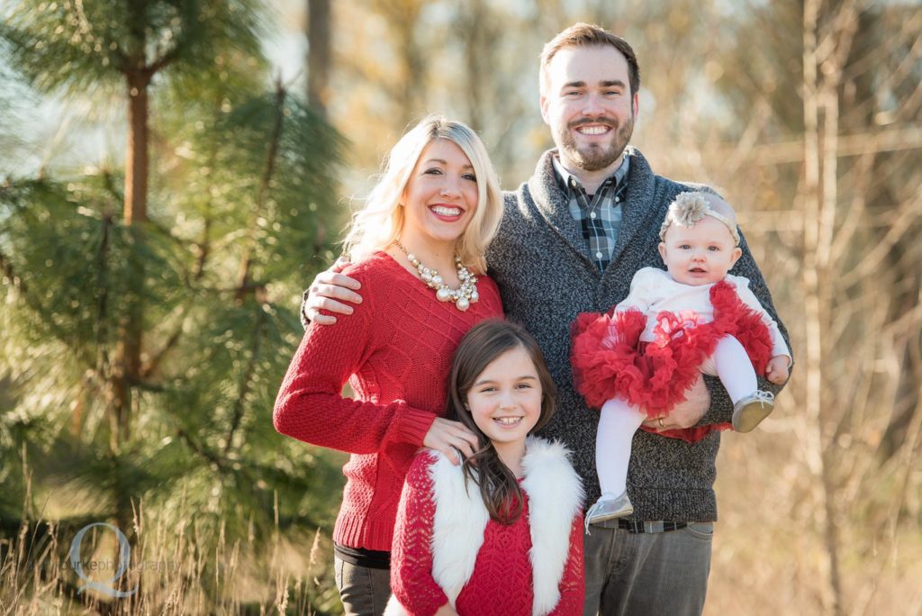 family photo mint brown park