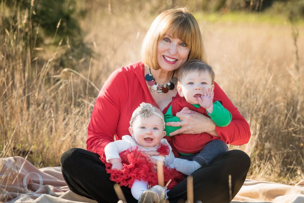 grandma with grand babies minto brown