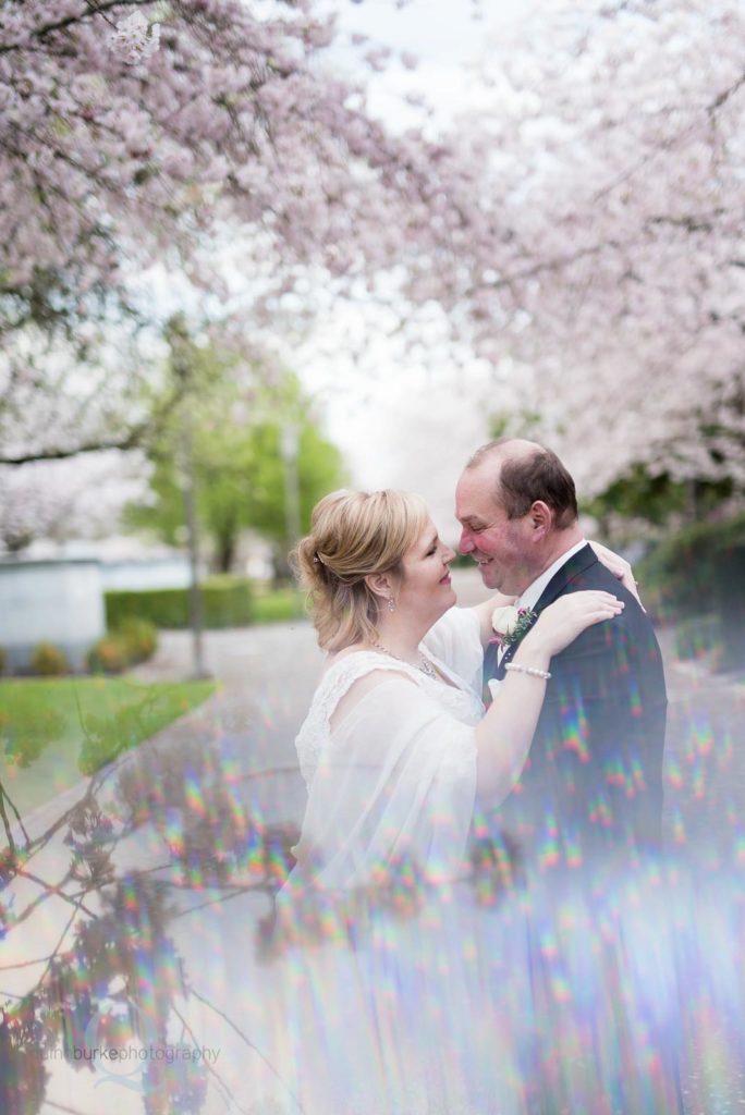 bride groom prism photo