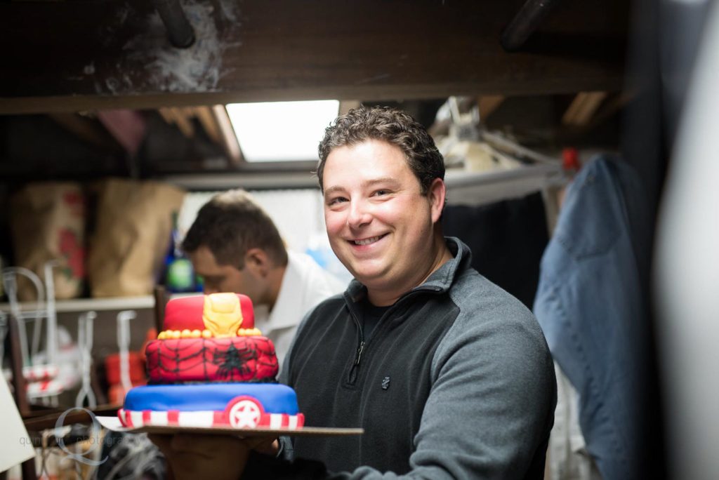 groom super hero cake