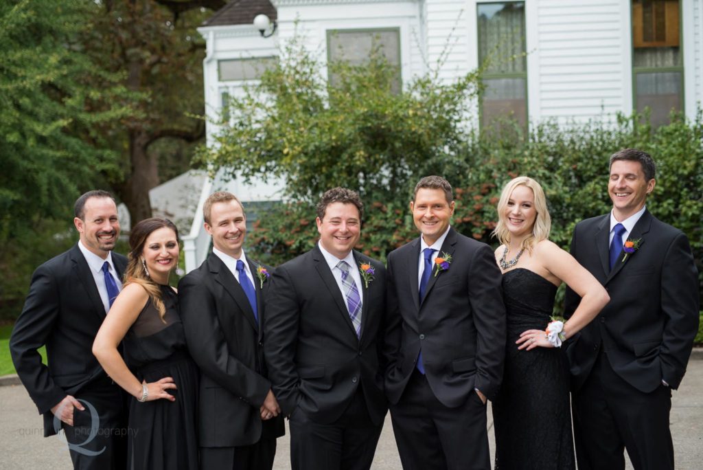 groom with groomsmen