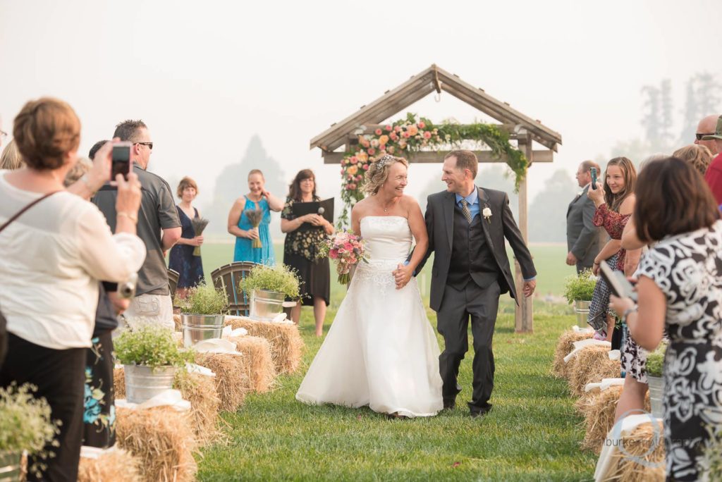 bride groom exit ceremony