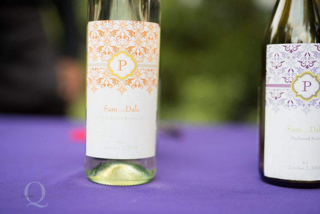 personalized wine bottles wedding