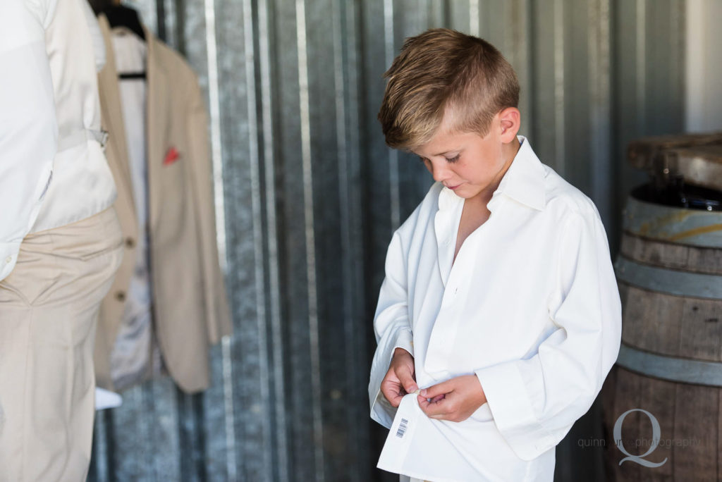 Child Groomsmen Prep