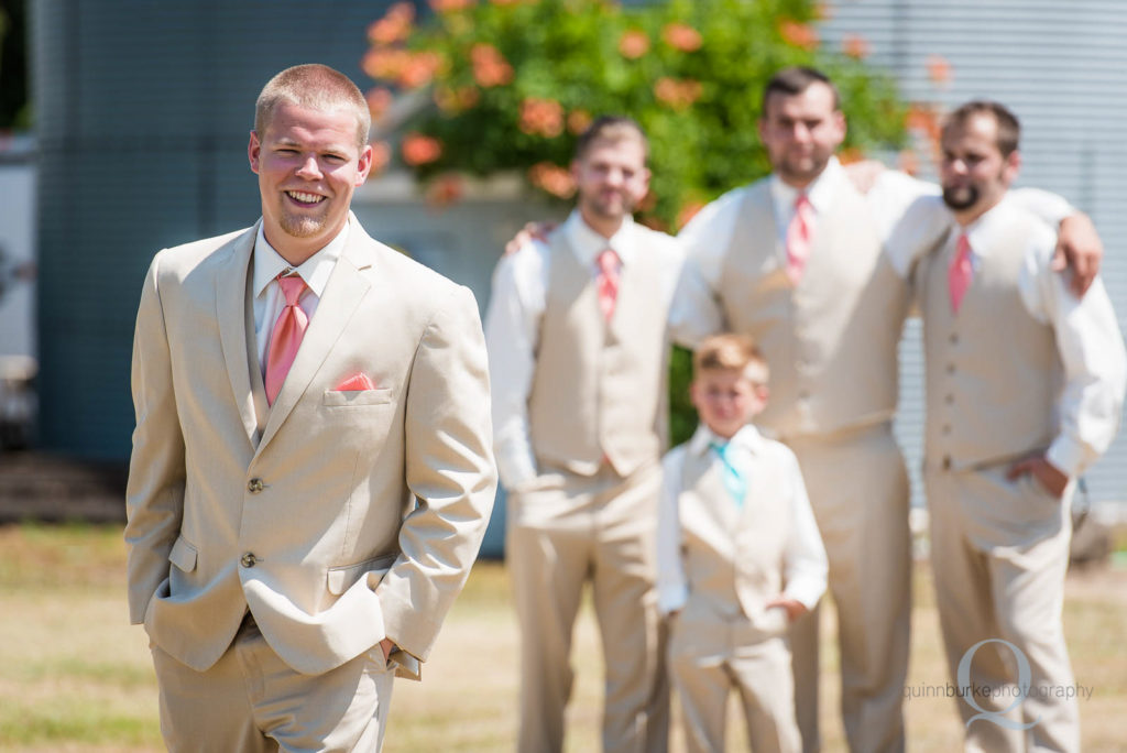 groom groomsmen portrait