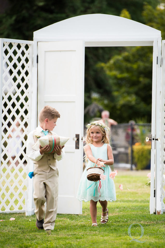 ring bearer flower girl wedding