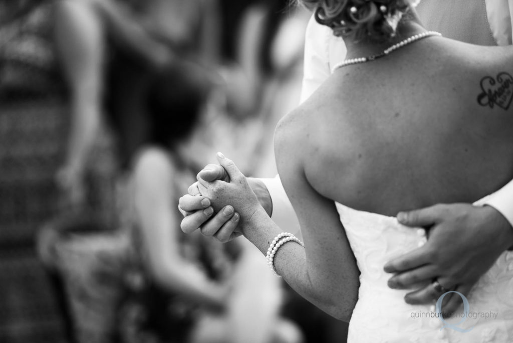 Bride groom first wedding dance