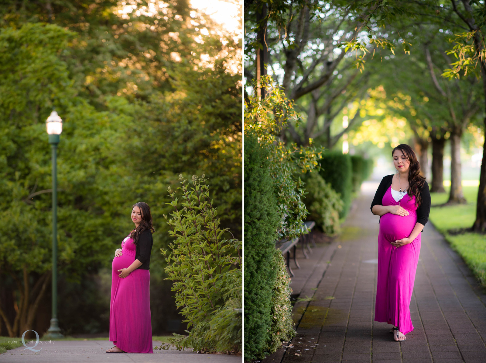 maternity photos in park