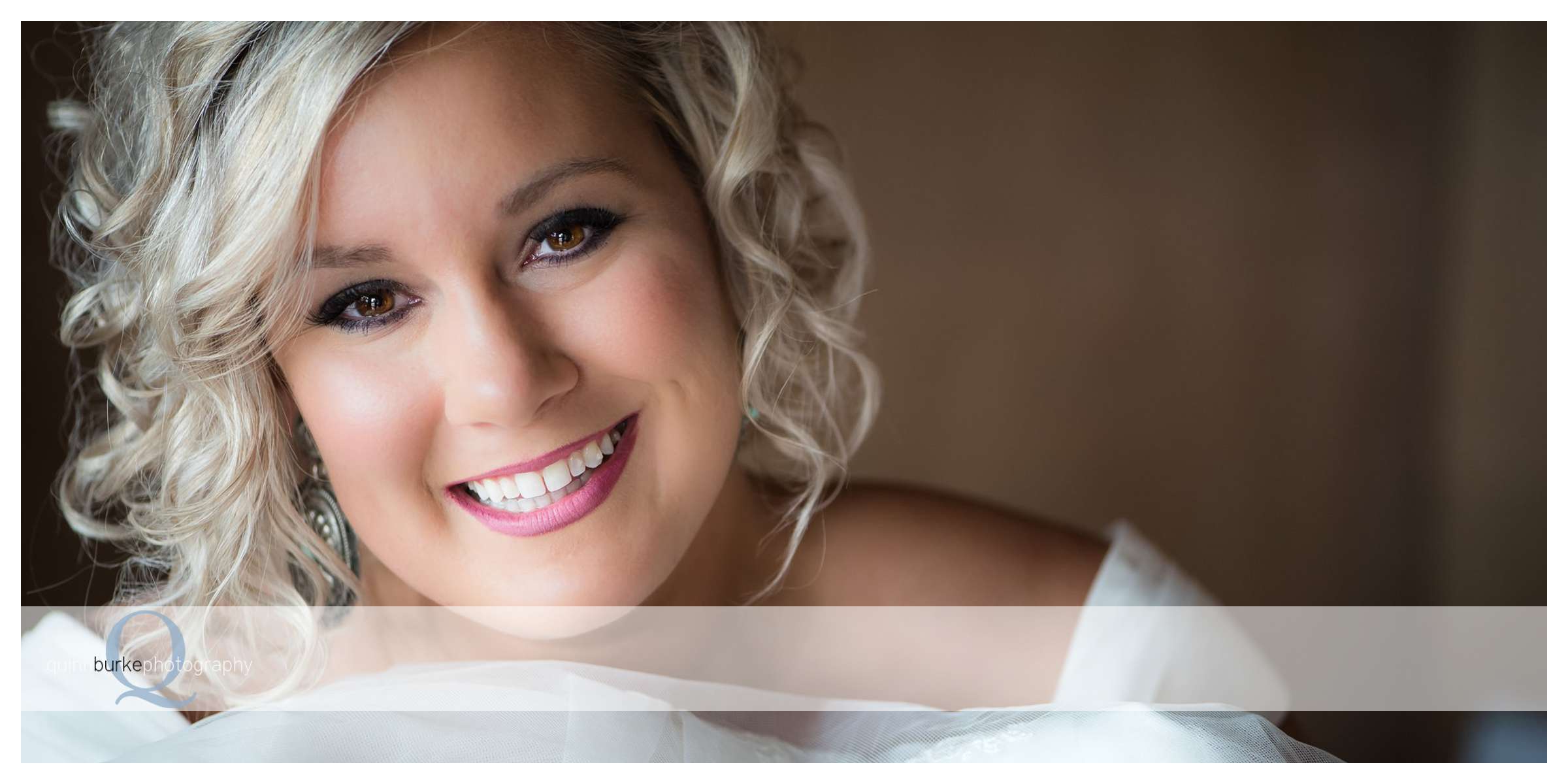 close up bridal portrait