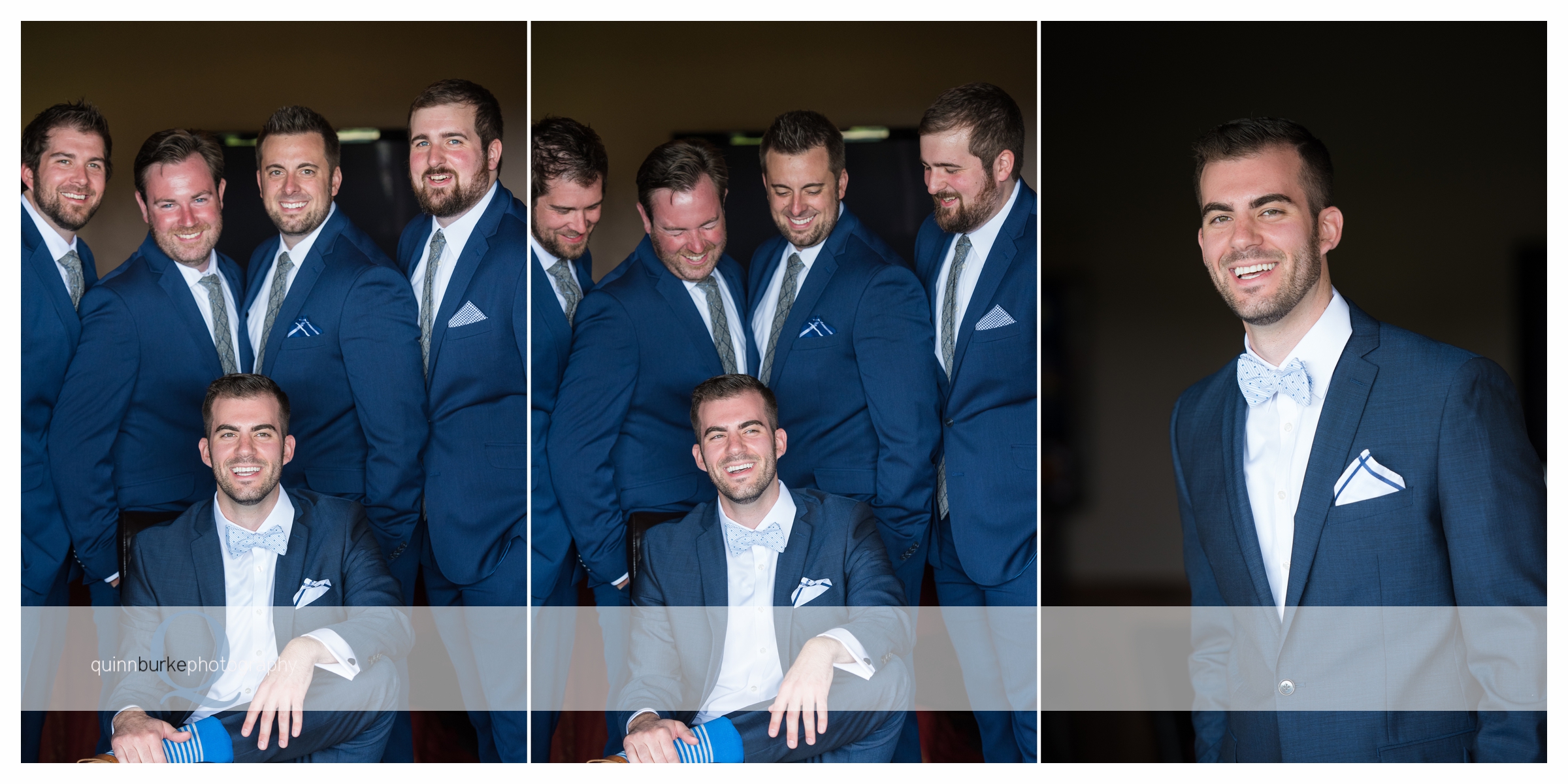 groom and groomsmen portrait