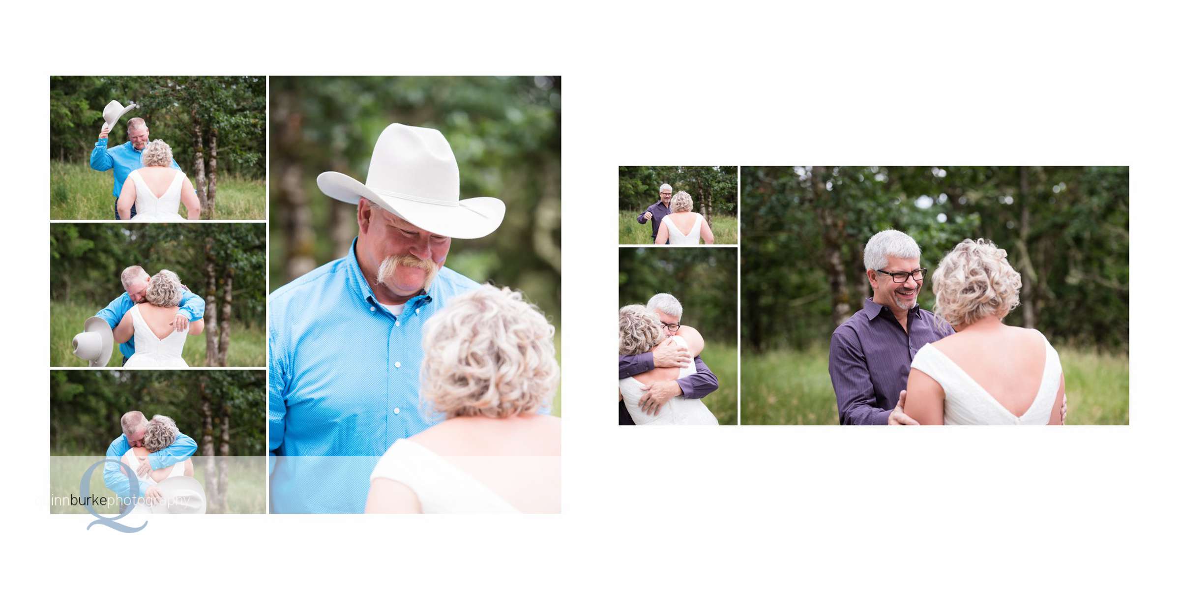 brides dad sees daughter first look for wedding