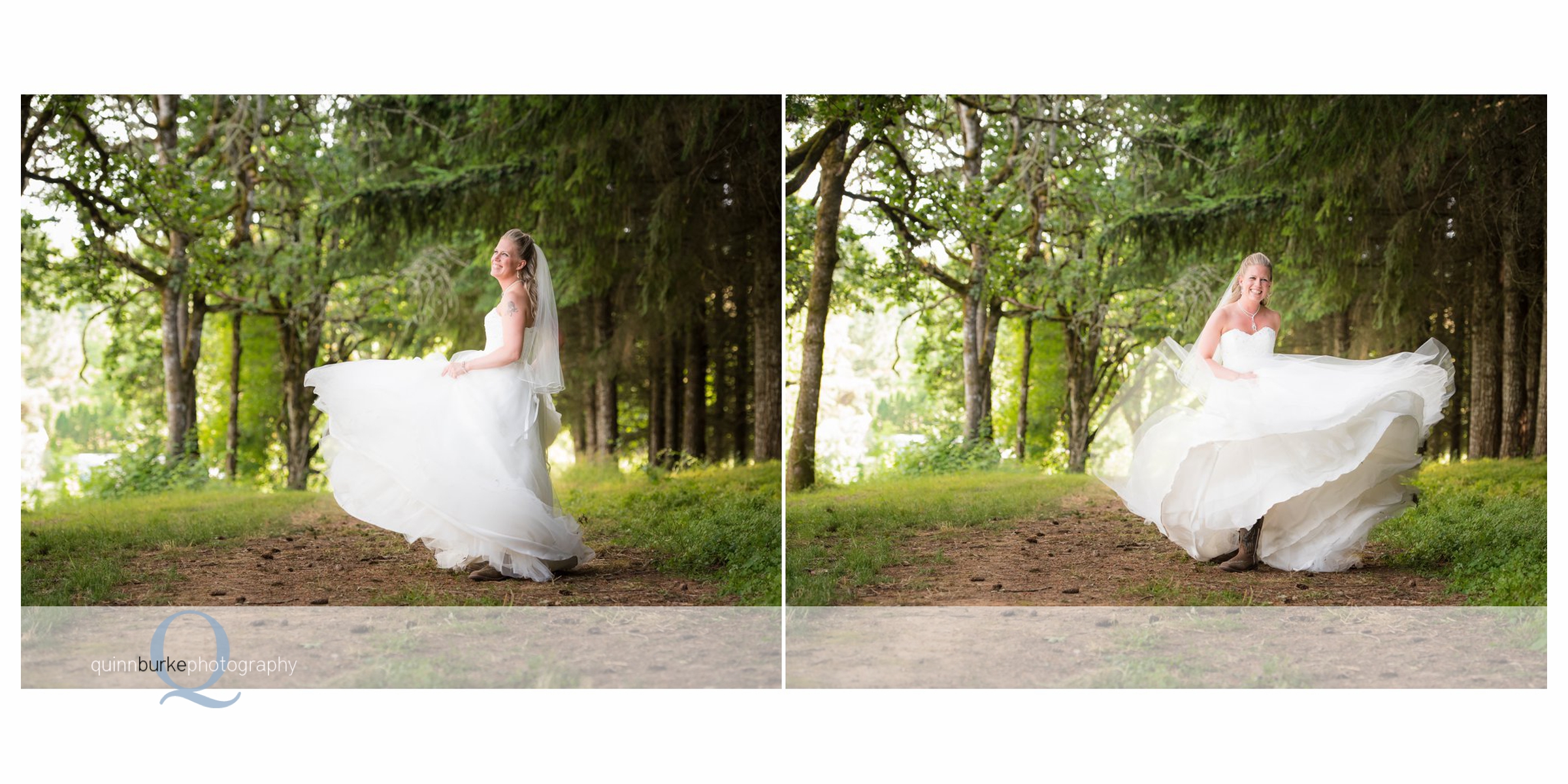 bride dancing twirling dress