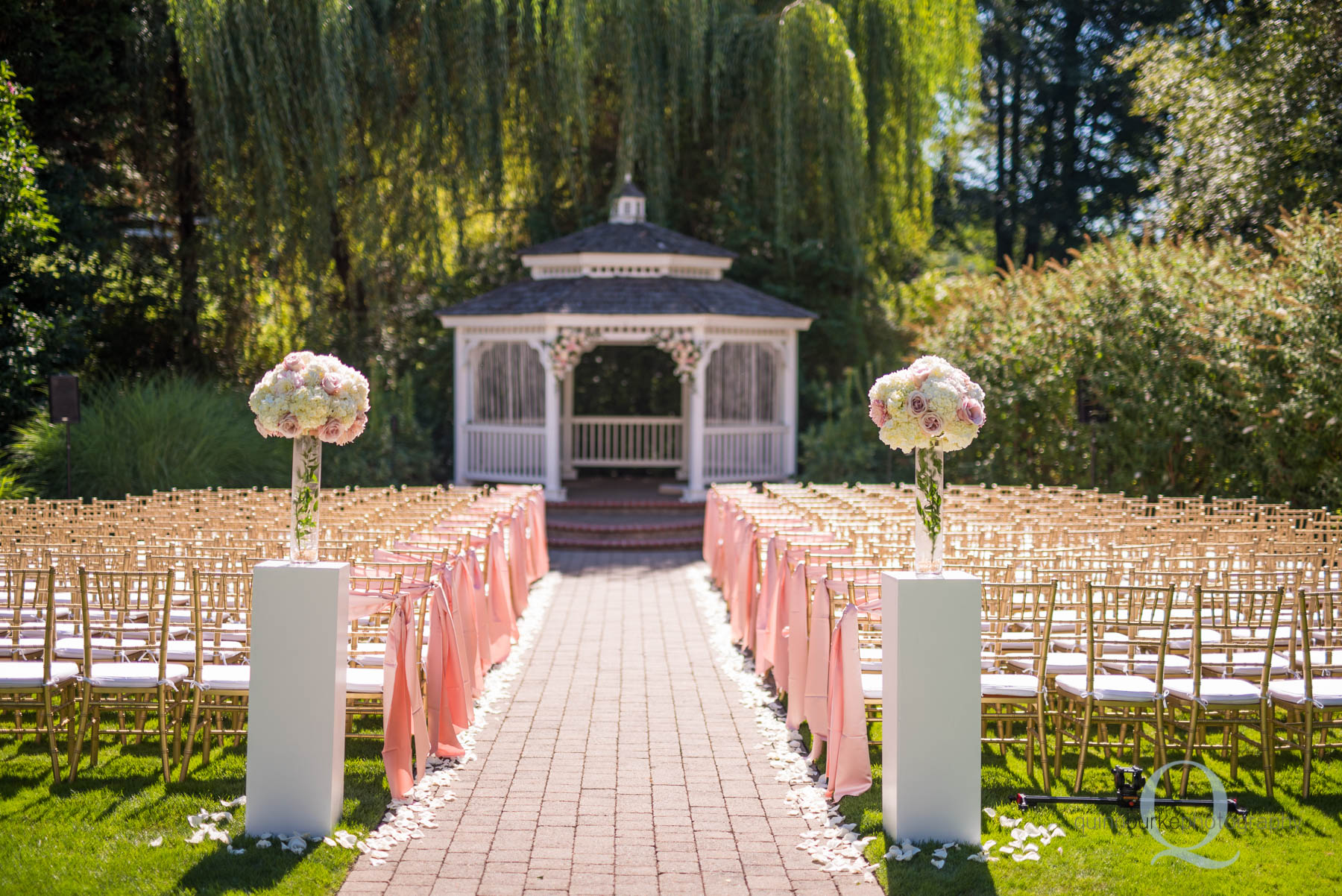 Abernethy Center Portland Wedding ceremony setting