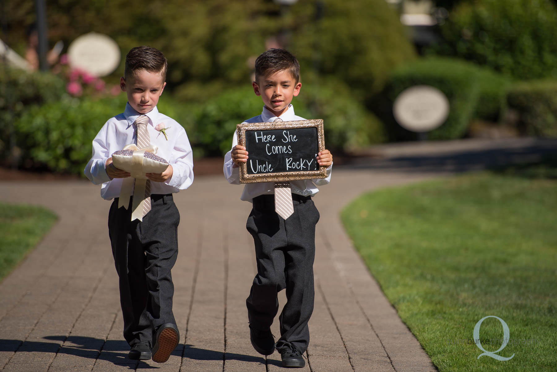 Abernethy Center Portland Wedding ring bearers