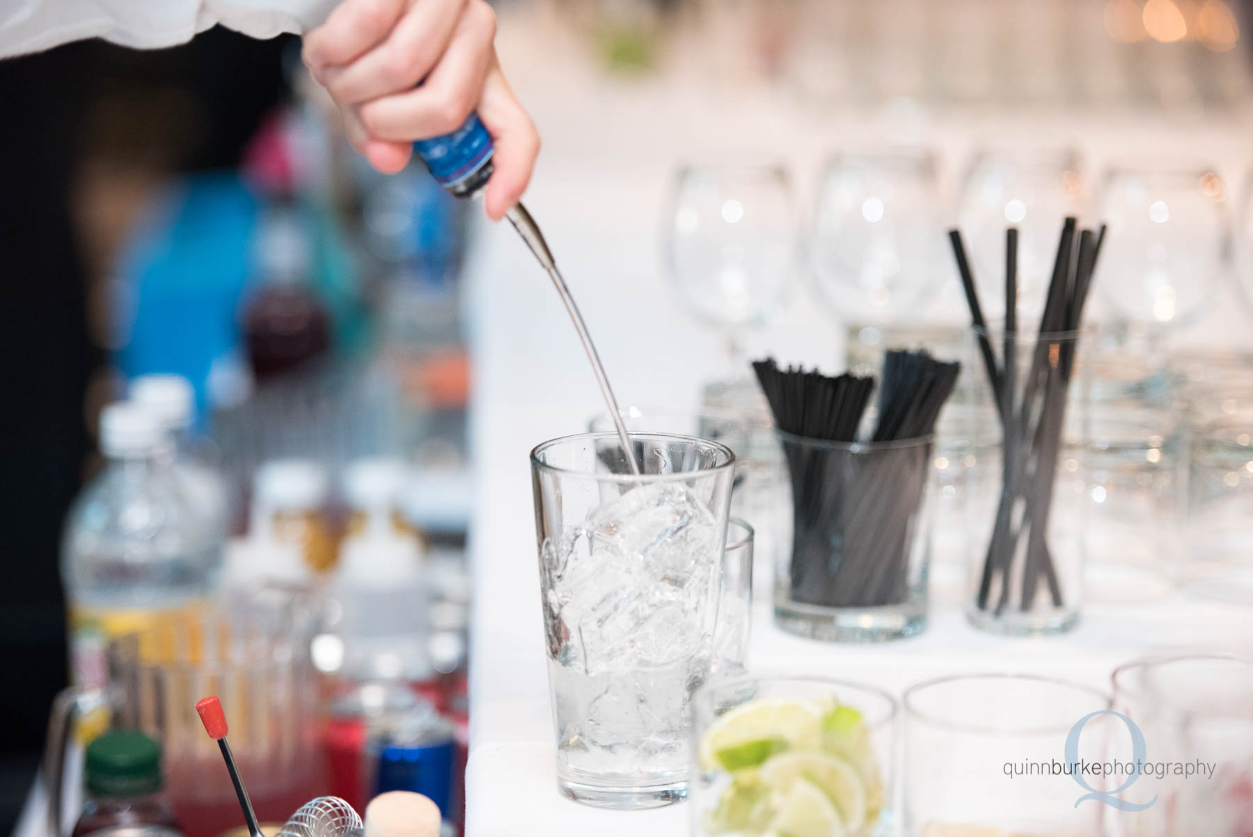 bartender cocktails wedding reception portland