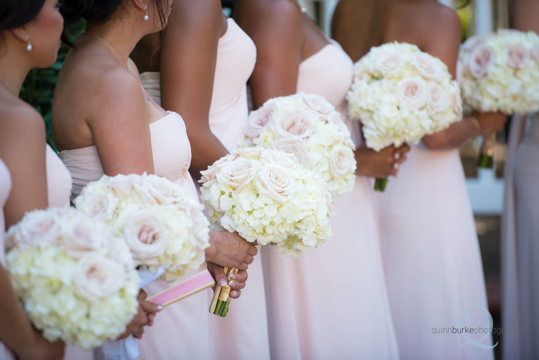 Abernethy Center Portland Wedding bridesmaids flowers