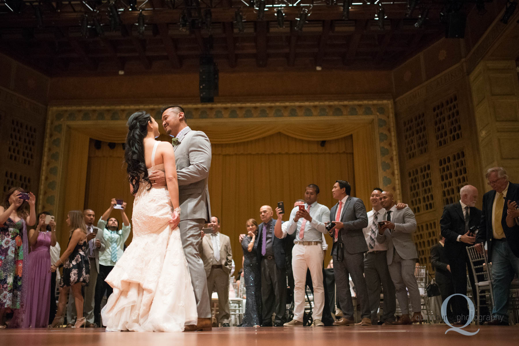 first dance at Portland Art Museum wedding