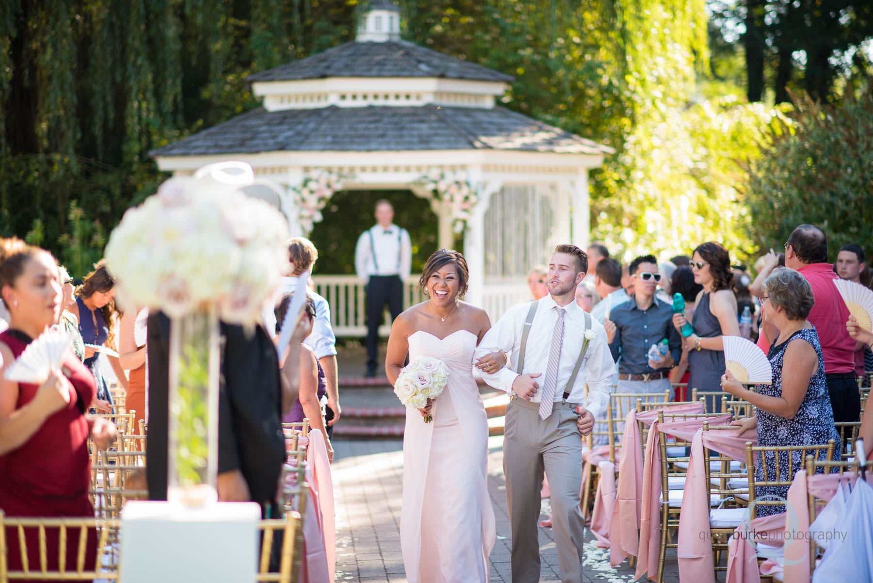 Abernethy Center Portland Wedding wedding party ceremony