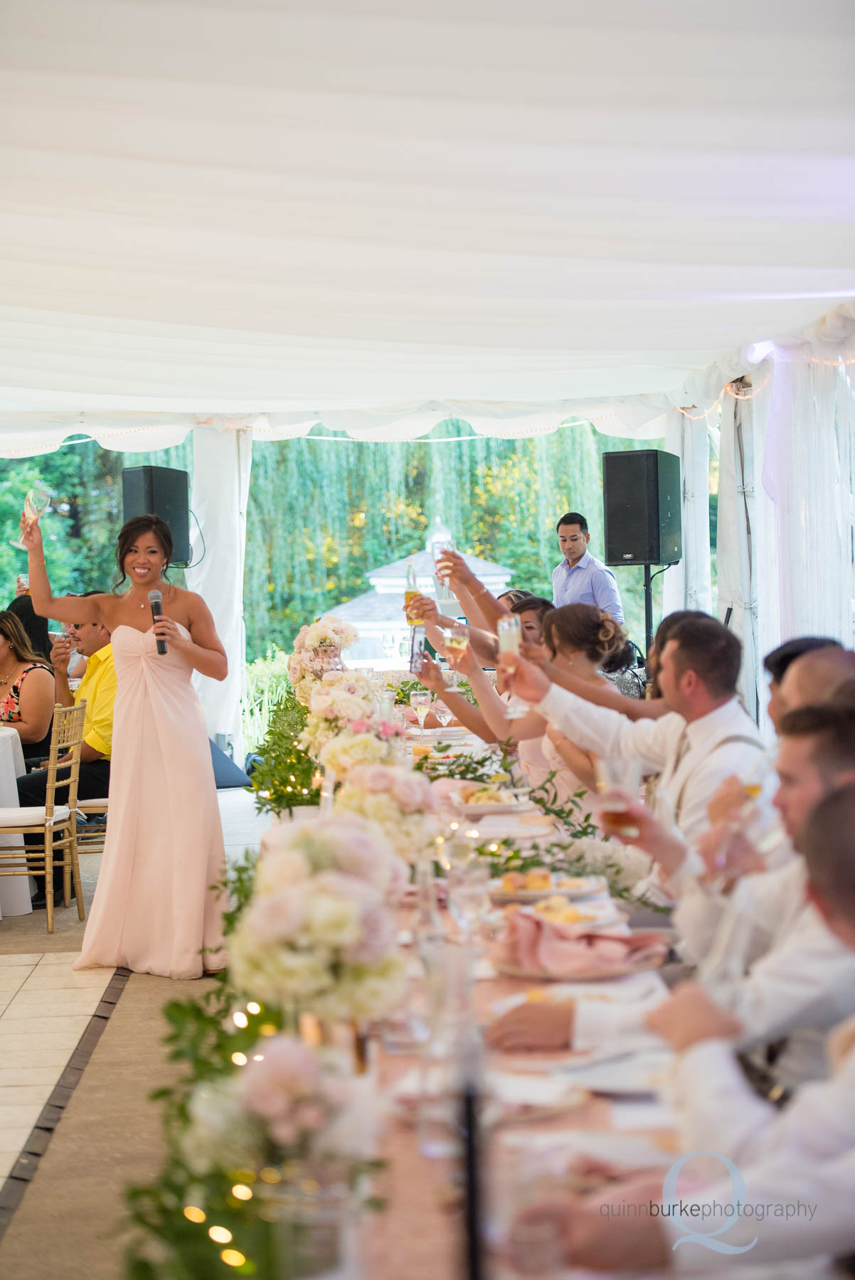 Abernethy Center Portland Wedding maid of honor speech