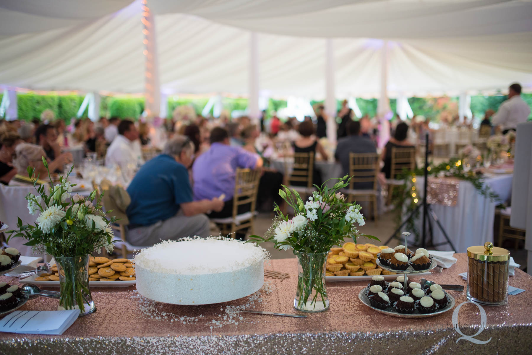 Abernethy Center Portland Wedding desert table