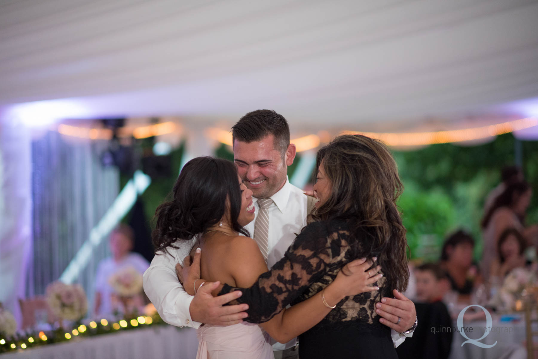 Abernethy Center Portland Wedding mother son sister dance