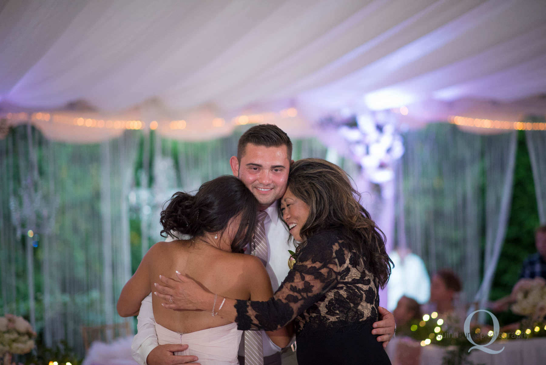 Abernethy Center Portland Wedding mother son sister dance