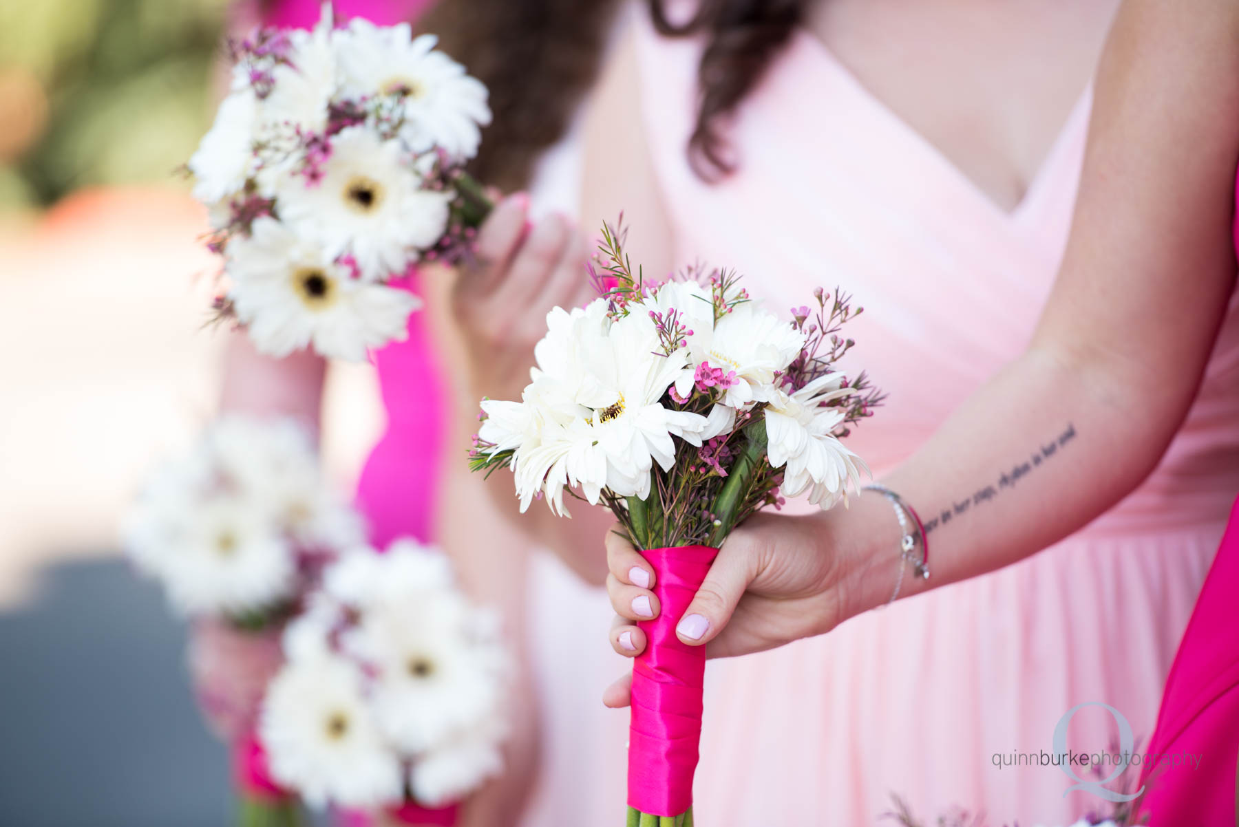 bridesmaids flowers wedding