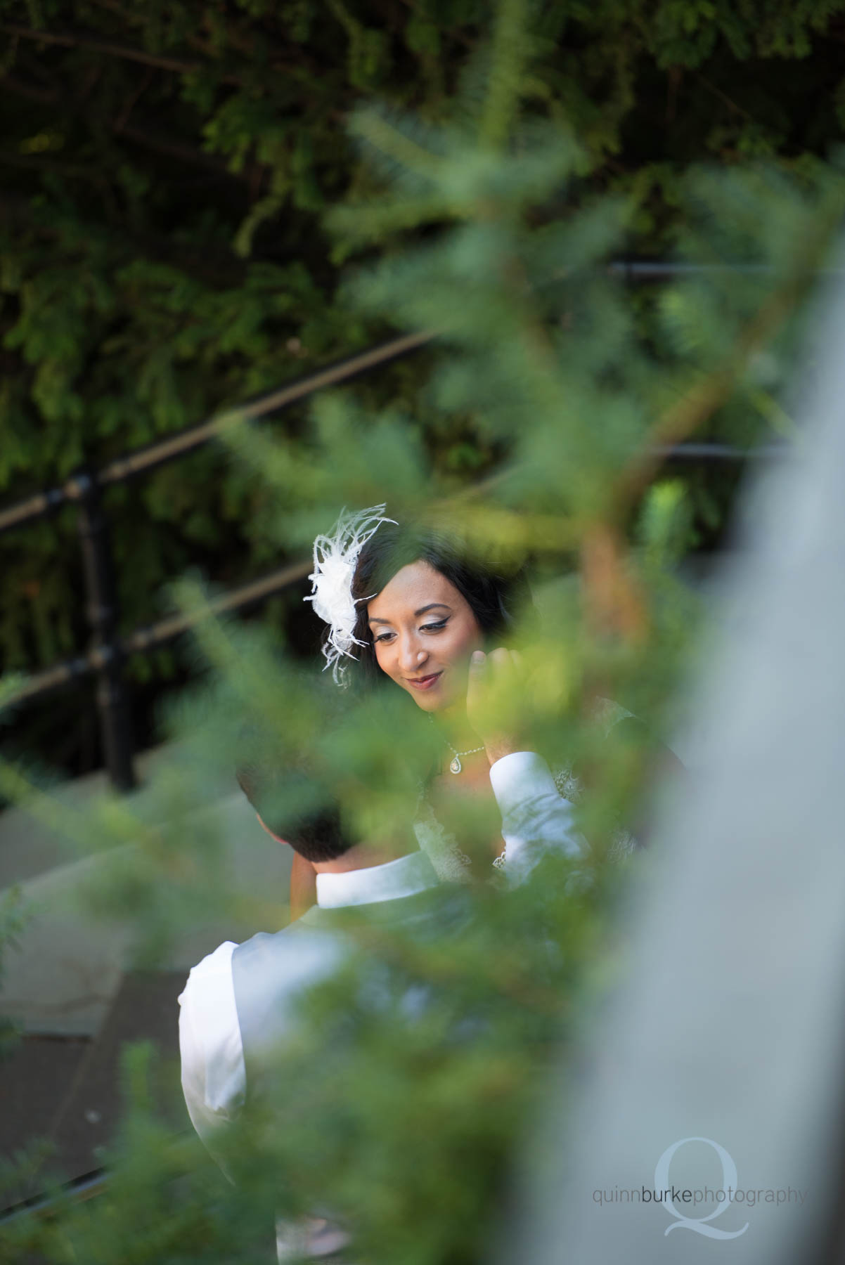 bride and groom moment at Mcmenamins edgefield