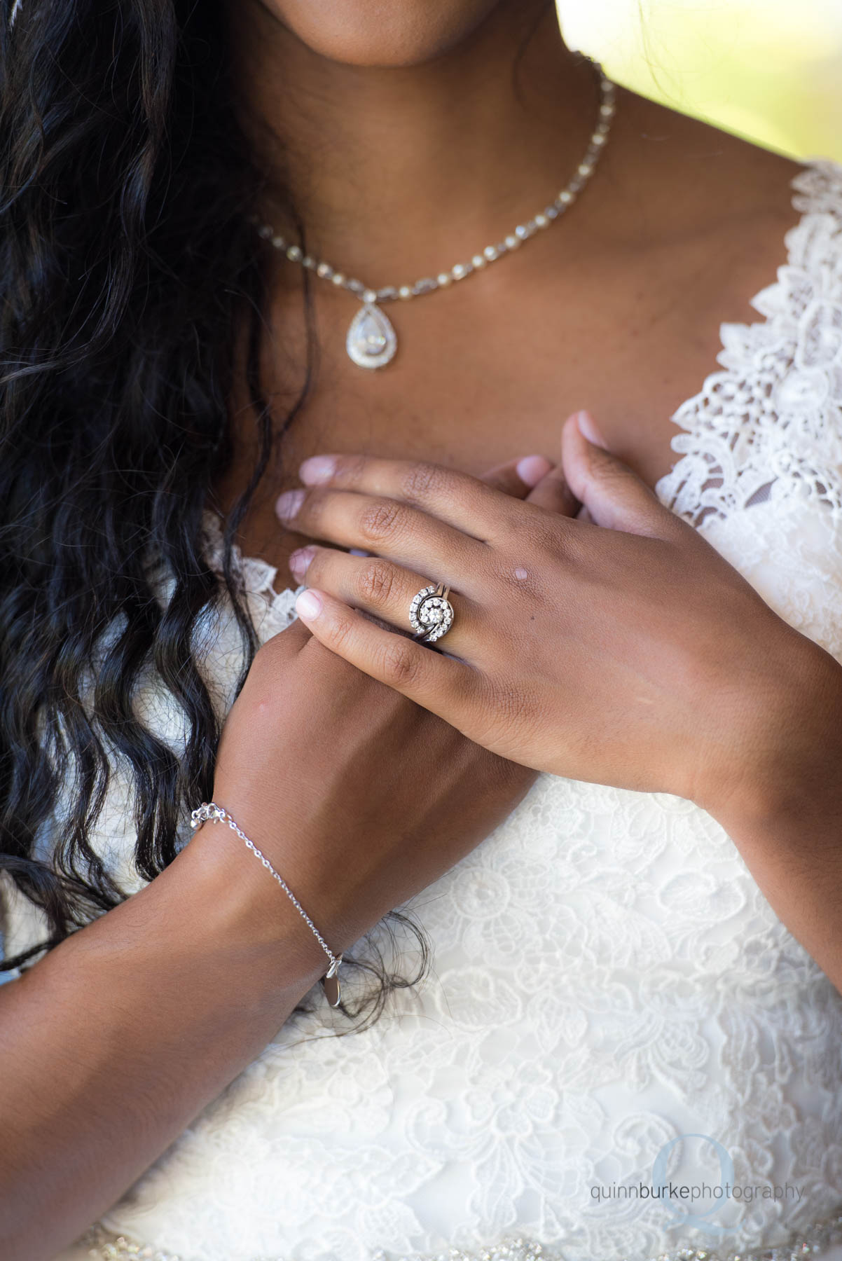 bride in dress with ring wedding Mcmenamins edgefield