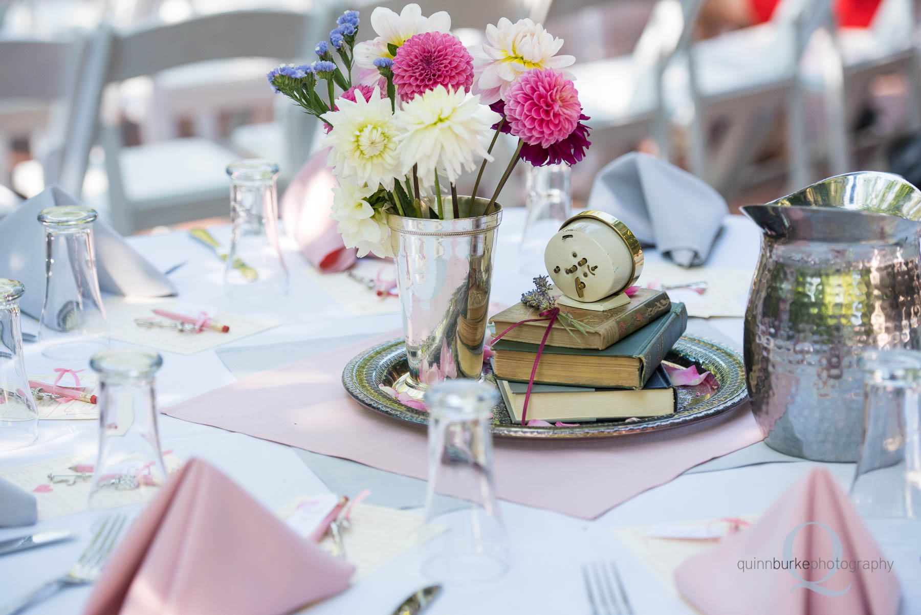 wedding reception table decorations Mcmenamins edgefield