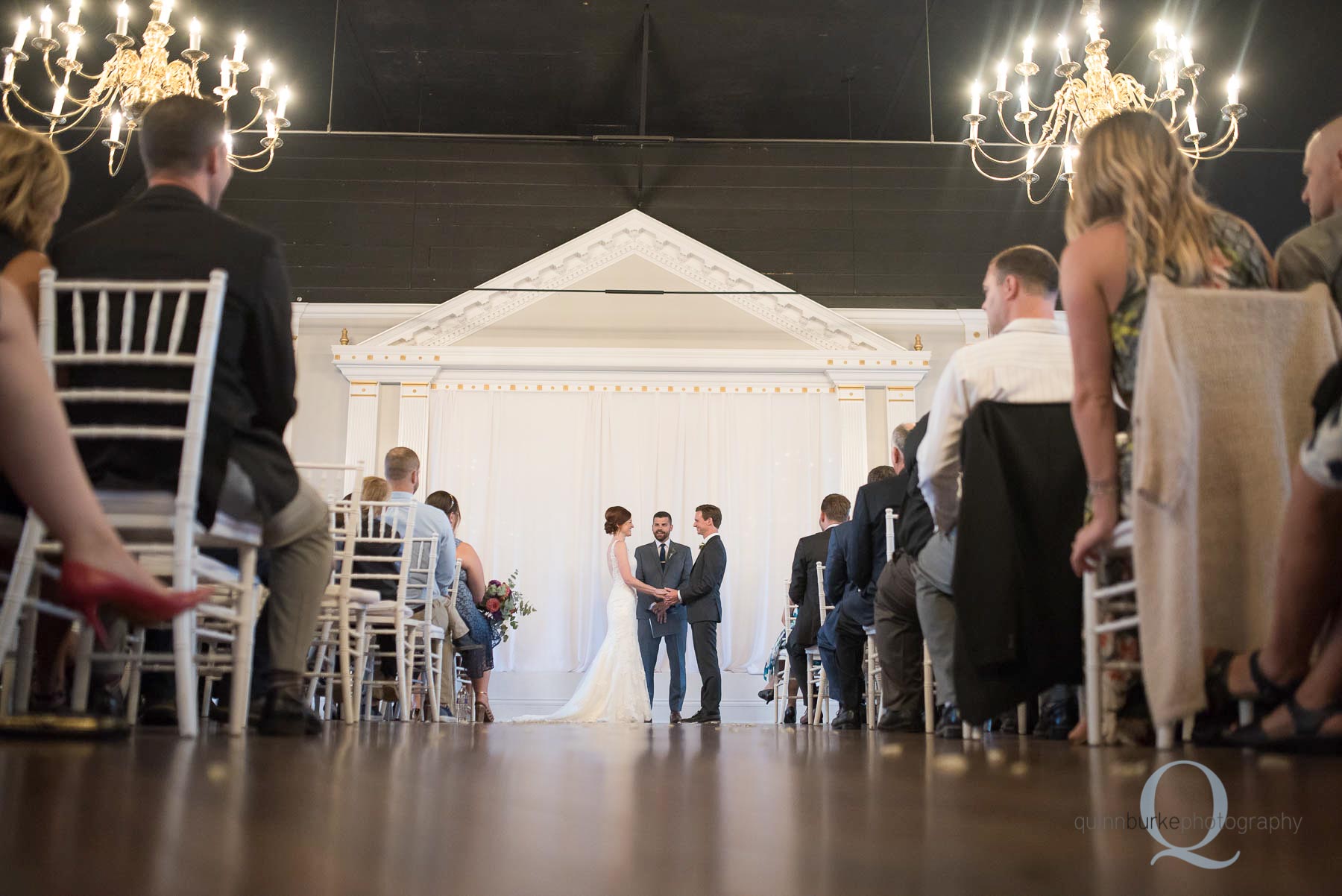 Old Schoolhouse Newberg wedding ceremony