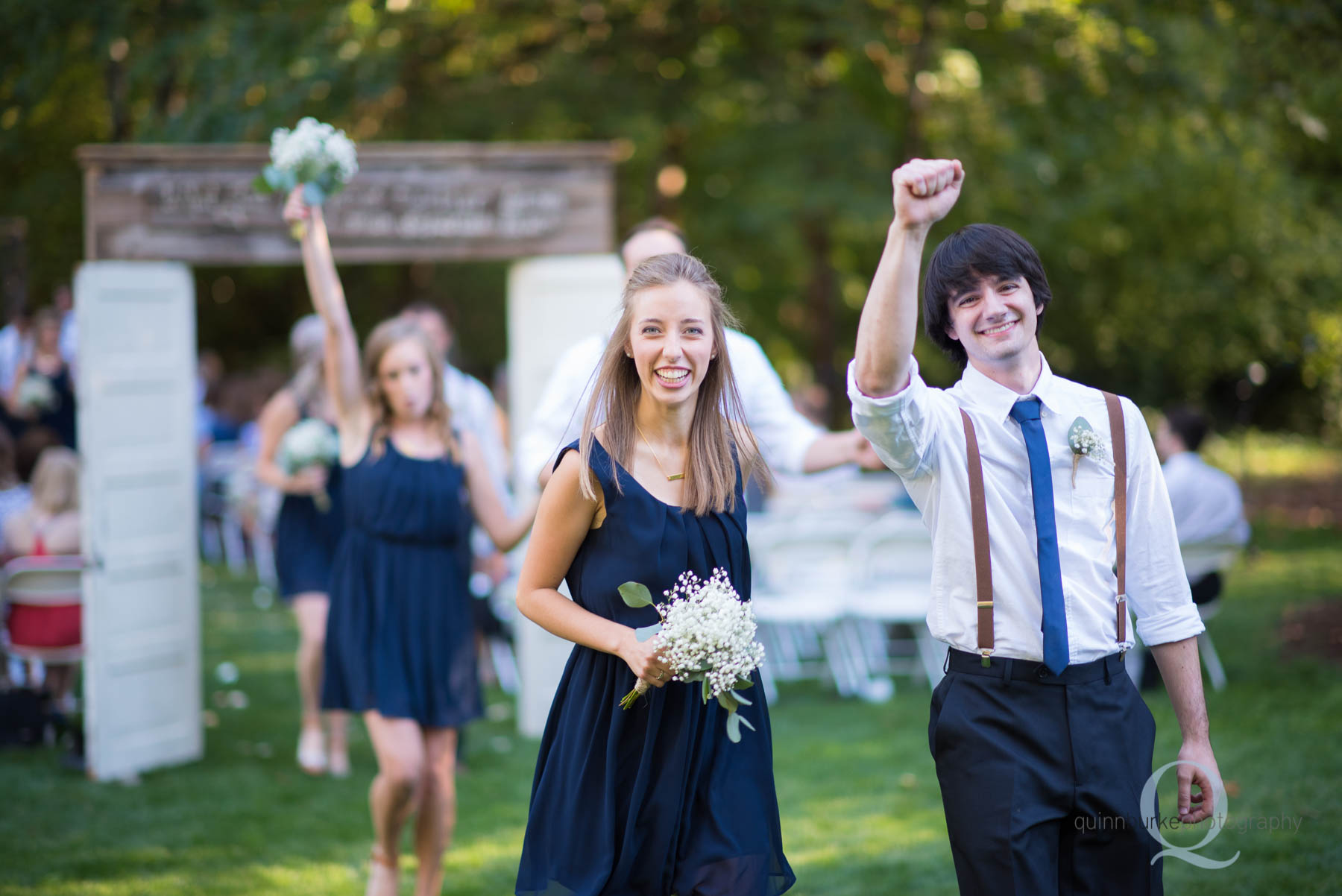 recessional during wedding ceremony