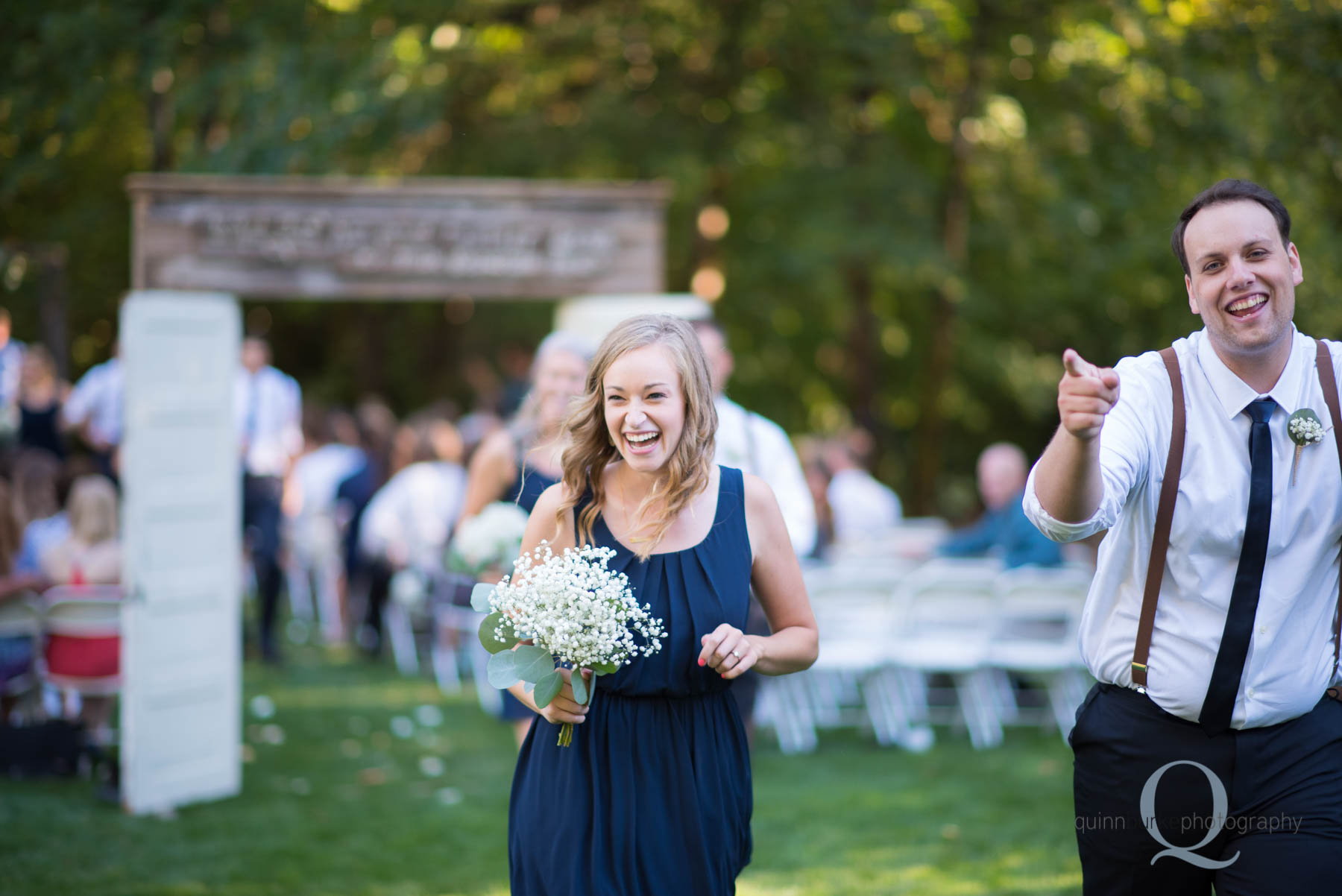 wedding ceremony recessional in monmouth oregon