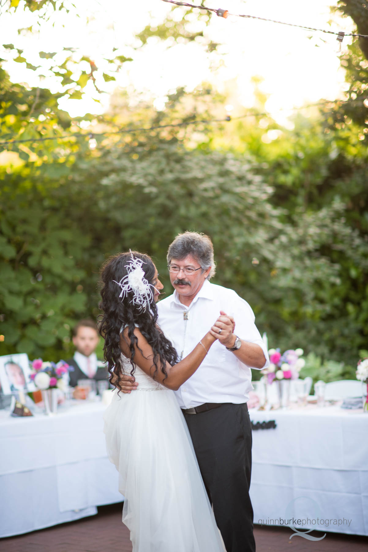 father daughter dance at Mcmenamins edgefield wedding