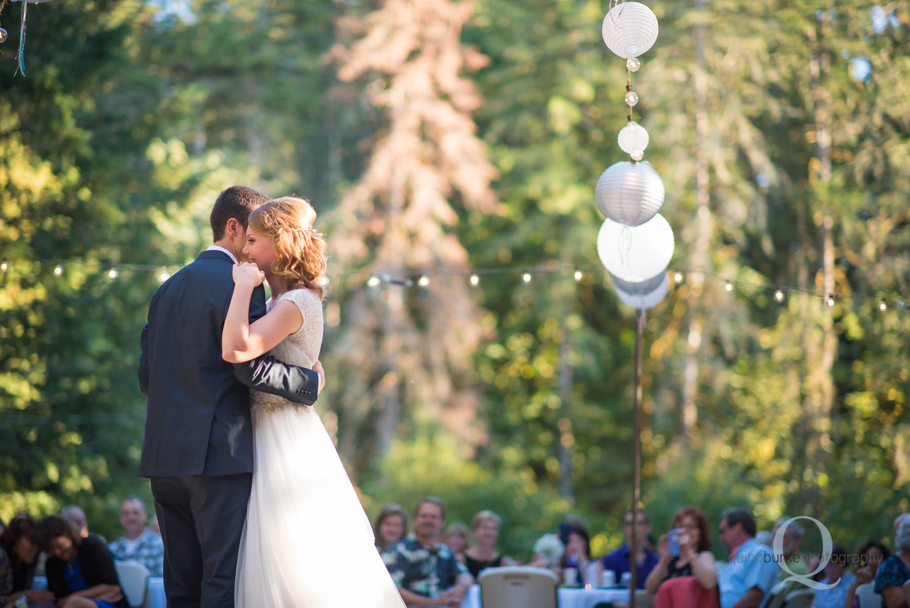 bride and groom first wedding dance rons pond