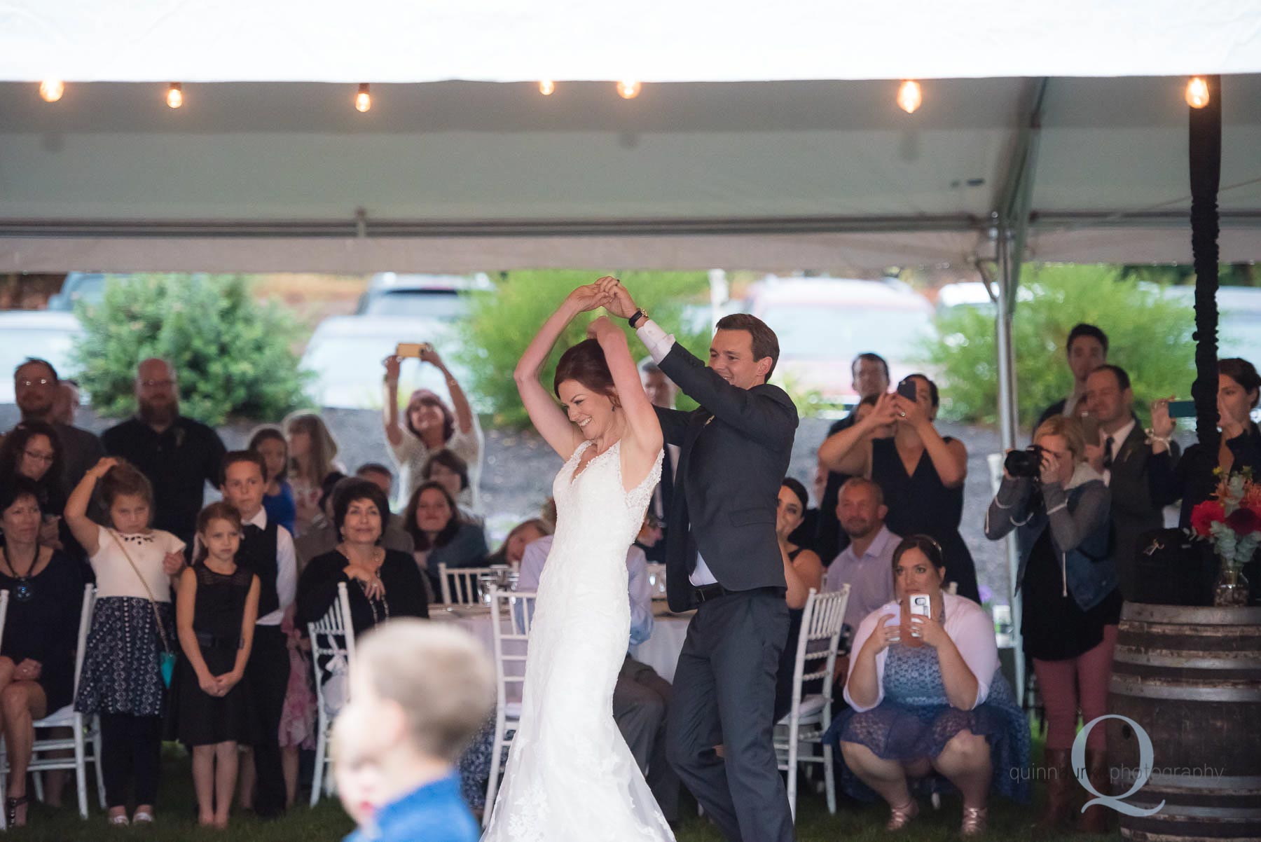 Old Schoolhouse Newberg first dance wedding reception