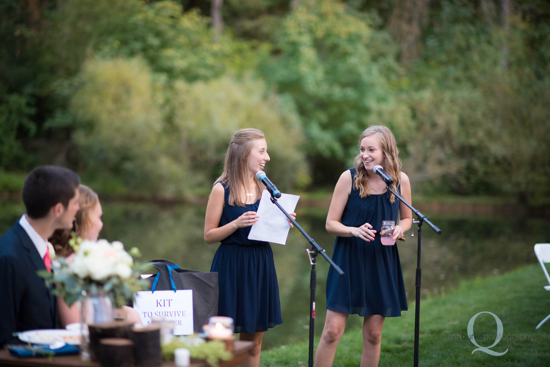 bridesmaid wedding toast rons pond