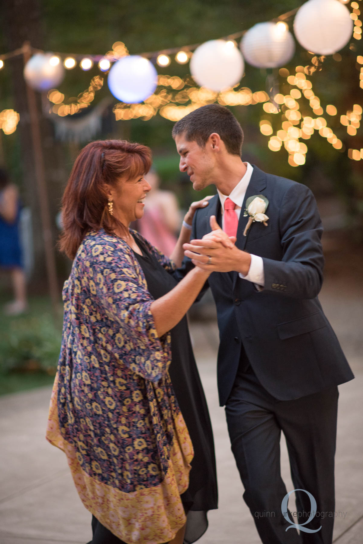 mother son dance at wedding reception