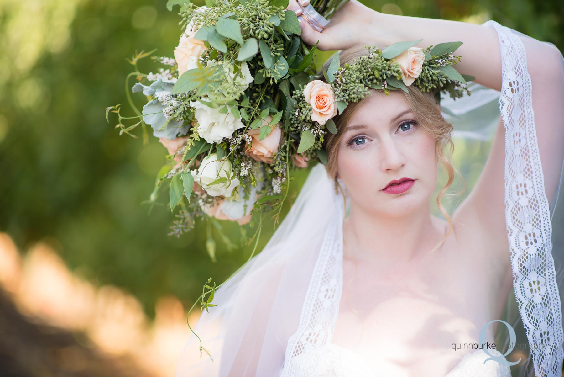 Perryhill Farm wedding boho style bride oregon