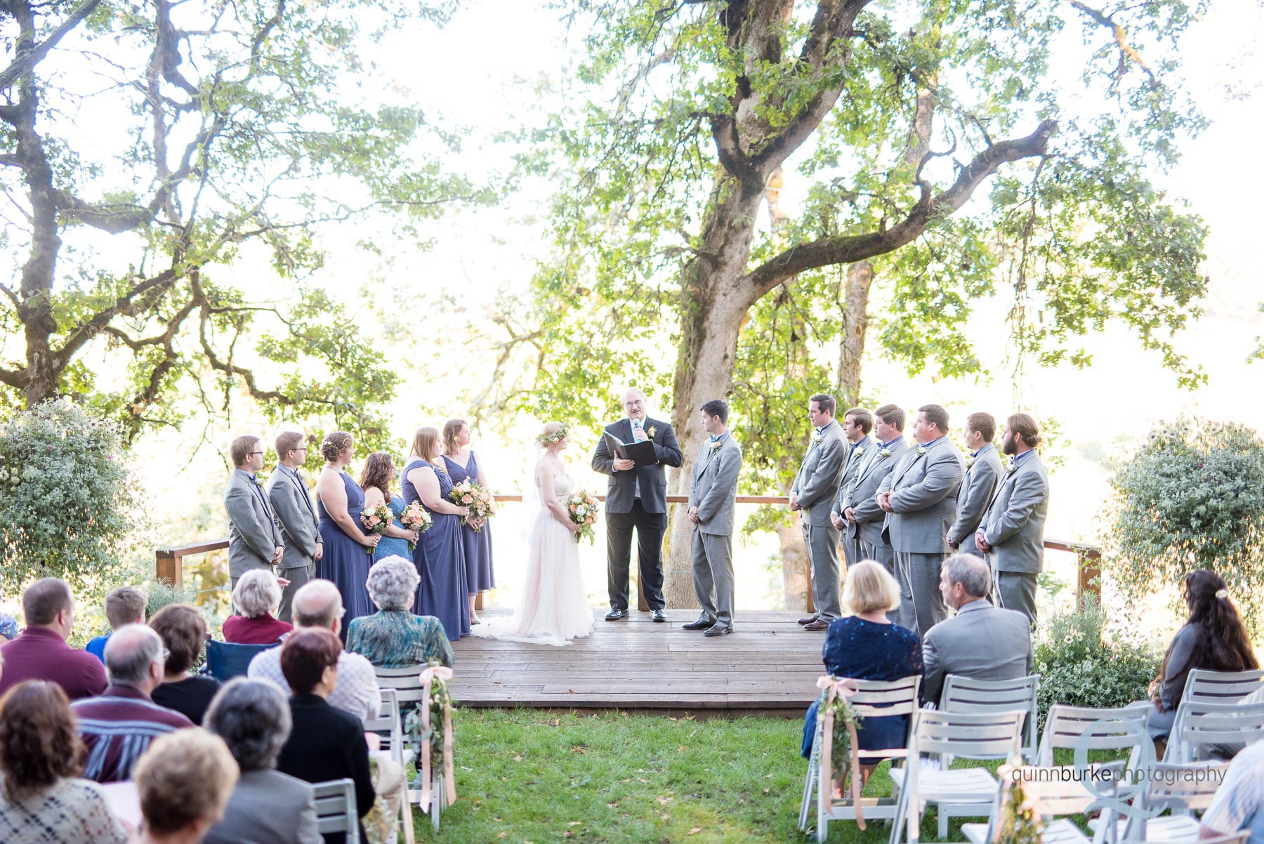 Perryhill Farm oregon wedding ceremony