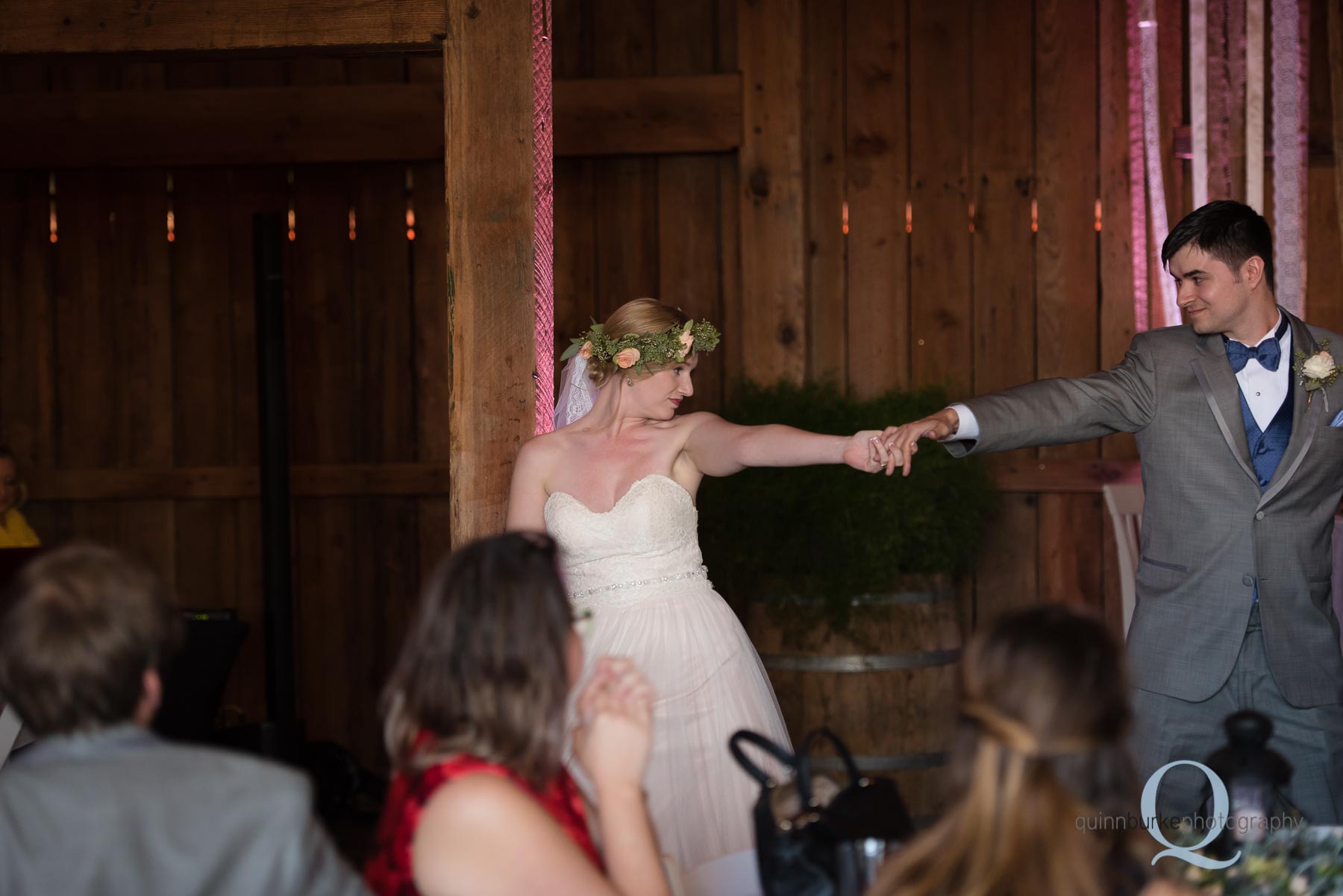 first dance Perryhill Farm barn wedding