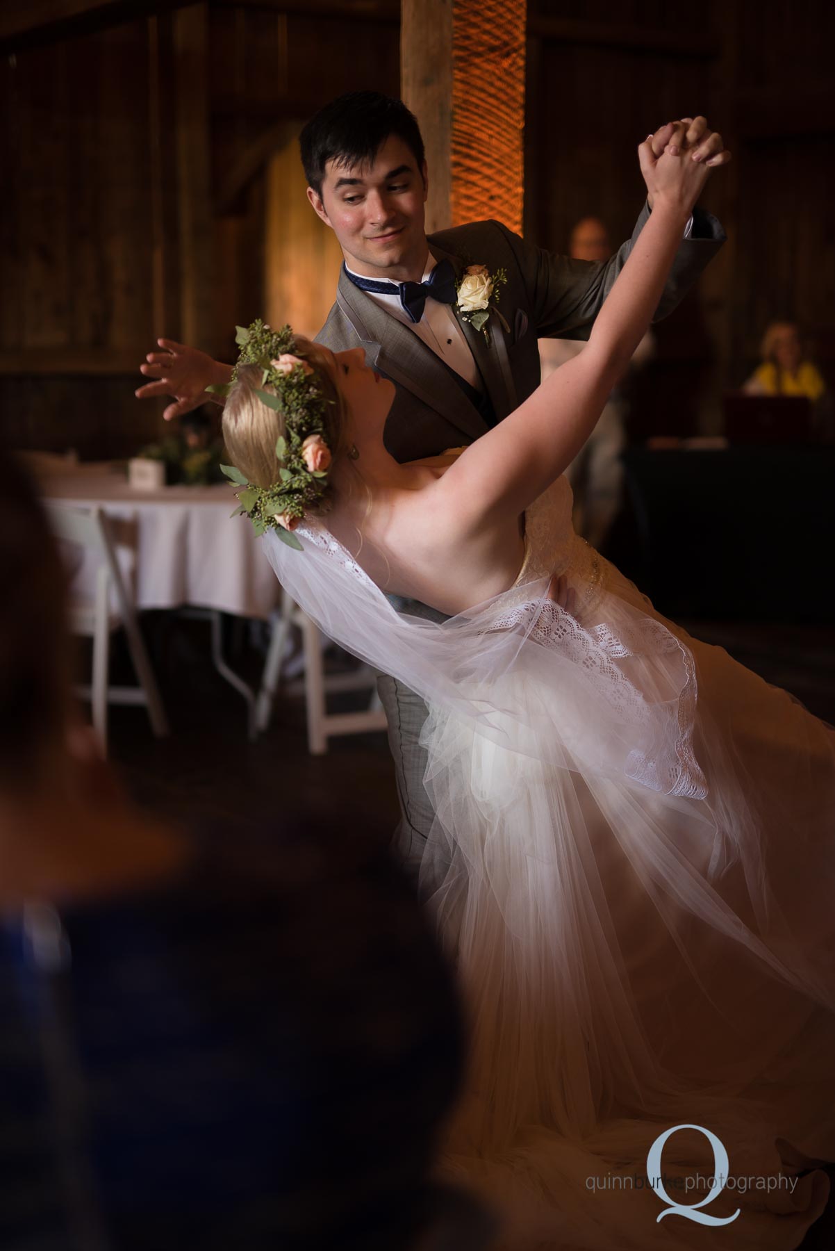 first dance Perryhill Farm barn wedding