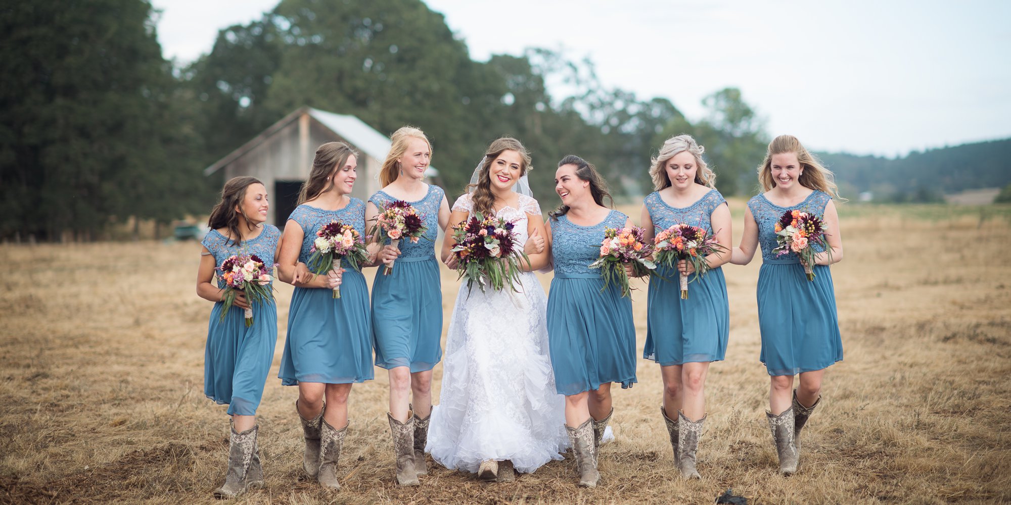 Country wedding jefferson oregon salem wedding photography