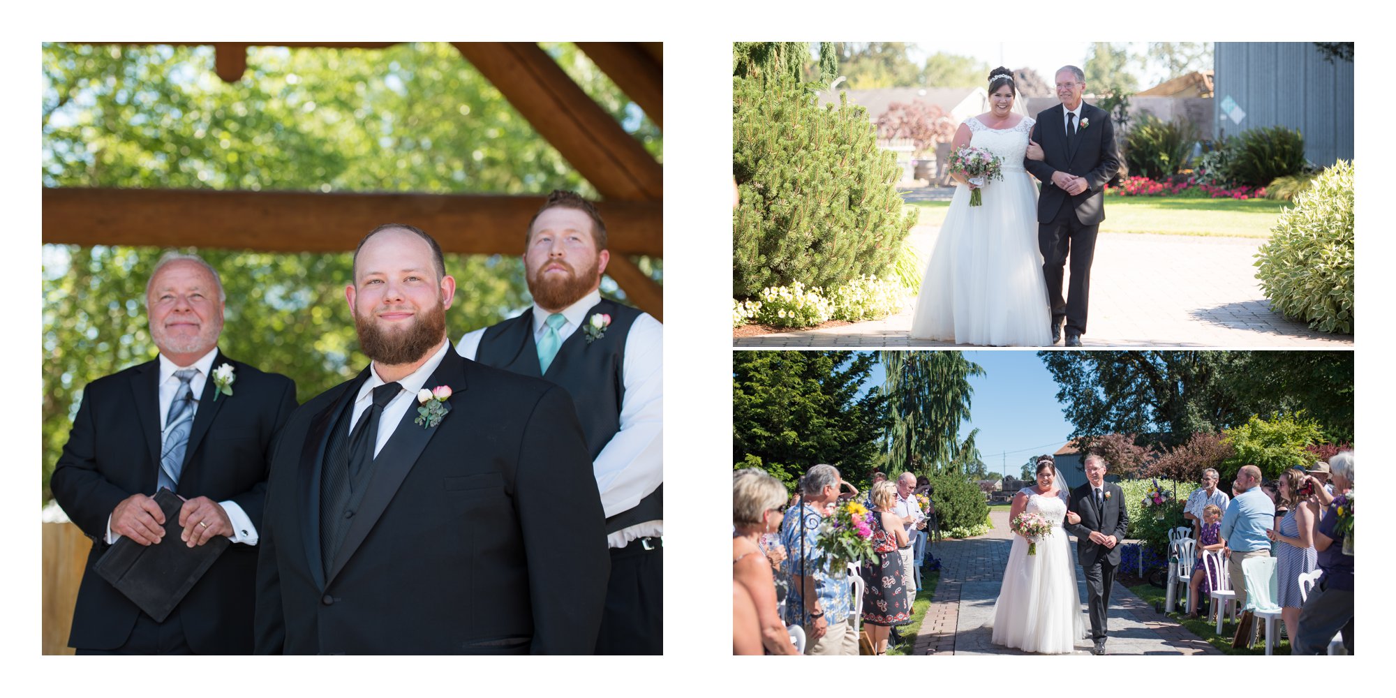 Keizer Log House Garden Wedding Salem Oregon Photographer