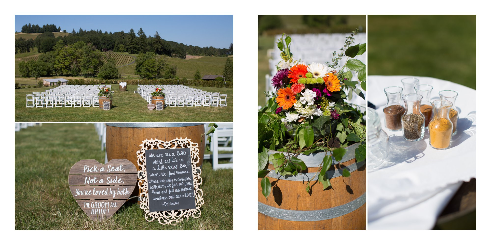 Zenith Vineyard Salem Oregon Wedding Wine Country